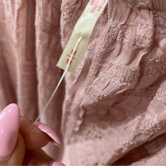 NWOT Free People Coastal Treasures Maxi Dress crochet size Medium - Picture 8 of 10